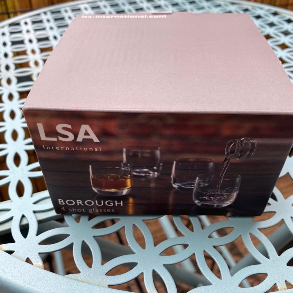 LSA shot glasses - brand new